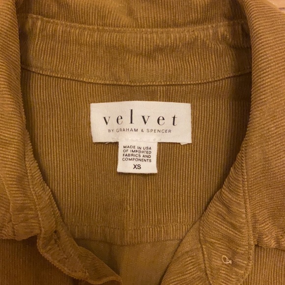 VELVEL BY GRAHAM & SPENCER CORD TOP - Picture 2 of 2